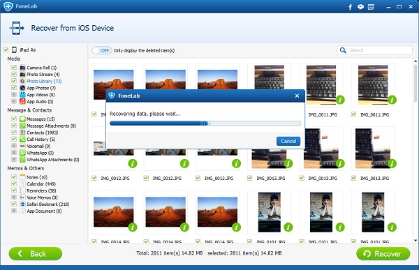 Recover Photo from your iPad